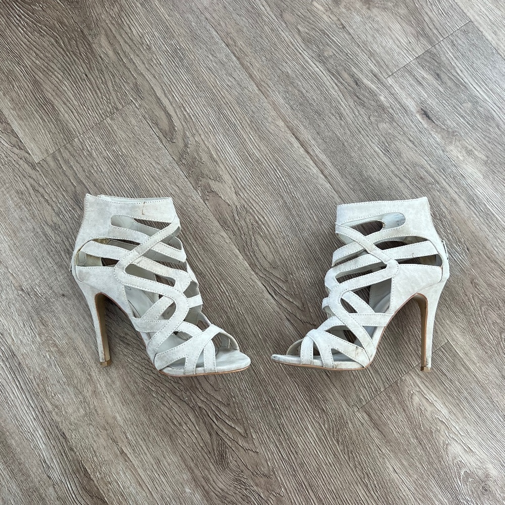 Aldo Tan Cage Heels